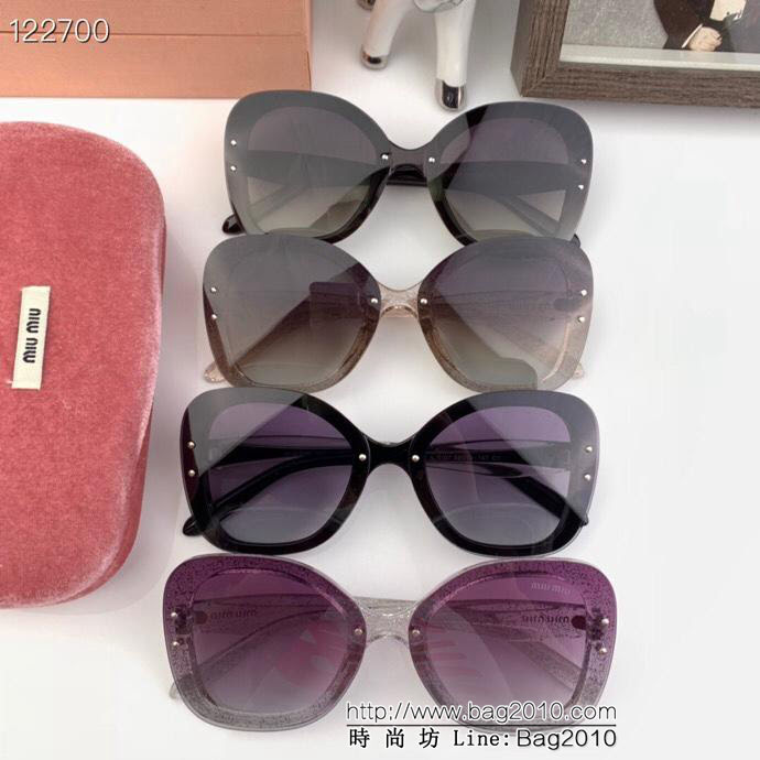 MIUMIU繆繆 2019新品 女士彩色太陽鏡 進口寶麗來偏光鏡片 M0274  lly1201